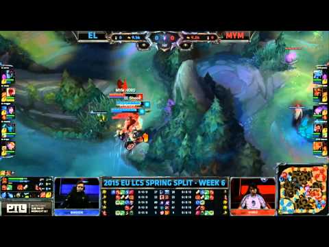 EL Shook First Blood - EL vs MYM Game 2 (EU LCS Spring 2015)
