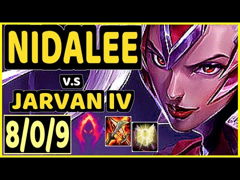 SELFMADE (NIDALEE) vs JARVAN IV - 8/0/9 KDA JUNGLE CHALLENGER GAMEPLAY - EUW