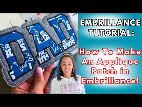 EMBRILLIANCE TUTORIAL: How To Make A Double Applique Patch File in Embrilliance | Patch Stich Out!