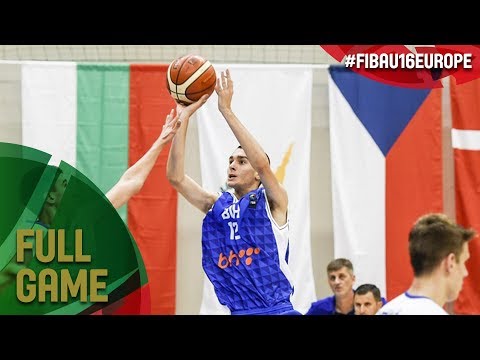 Баскетбол Ireland v Bosnia and Herzegovina — Full Game — FIBA U16 European Championship 2017 — DIV B
