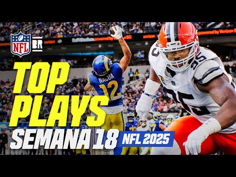 TOP 15 JOGADAS DA SEMANA 18 | NFL 2025