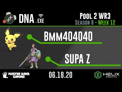 DNA.EXE S6:W12 - BMM404040 (Robin, Pichu) Vs. SUPA Z (Hero, Richter) - Pool 2 WR3