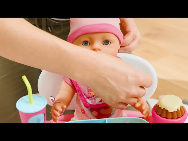 Интерактивный столик для кормления куклы Baby Born S2 &ndash; Время обеда (свет, звук)