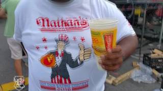 Badlands Throws 1st Pitch & Chugs Lemonade Filled with Ice!!