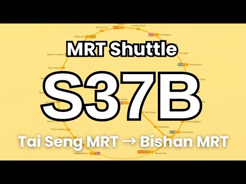 Ccl Mrt Shuttle Bus Service S37b Hyperlapse Route Visual