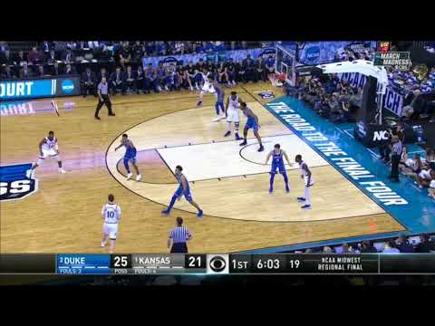 Kansas Attacking Duke's 41 Zone Defense