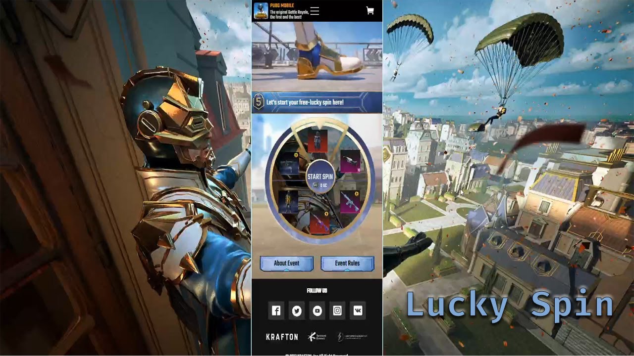 Pubg Mobile Lucky Spin Using Html, Css and javascript #3