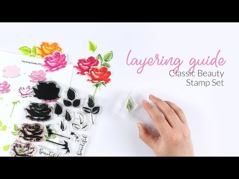 COMPLETE GUIDE to Using Altenew Floral Layering Stamps - Classic Beauty Stamp Set