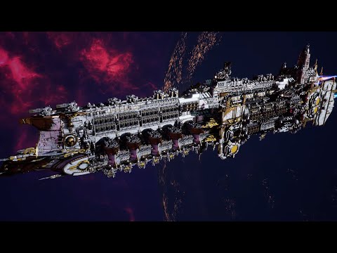 Imperial Navy vs Orks - Skalgrim Mod - Massive Battle - Battlefleet Gothic Armada 2