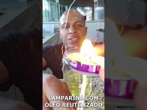 Lamparina Improvisada - Quanto tempo fica acesa?   #sobrevivencia