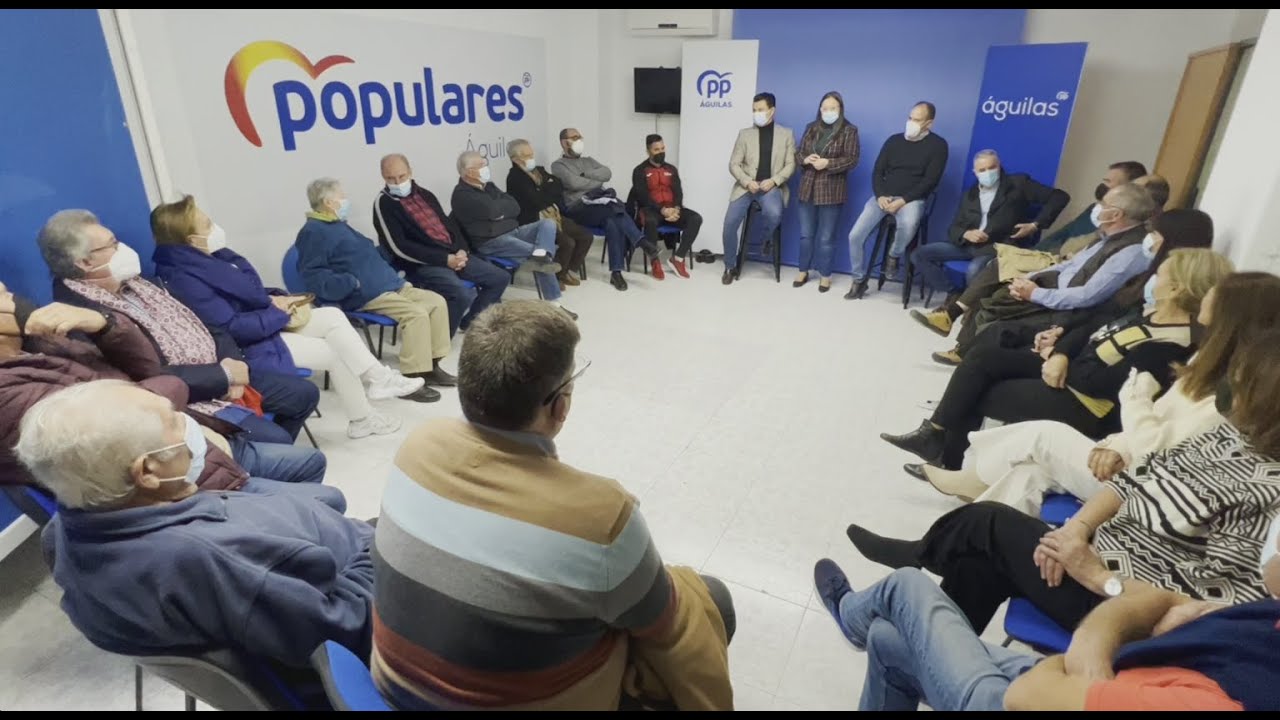 El PP de Águilas aúna fuerzas para afrontar el congreso local y las próximas elecciones de 2023