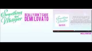 Something You Whisper - Really Don&#39;t Care [Cover]