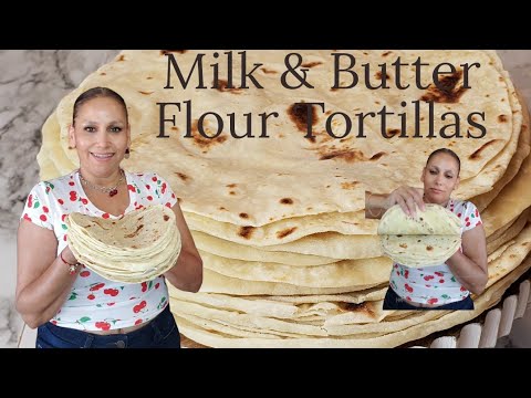 Milk & Butter Flour Tortillas. The best tasting tortillas😁