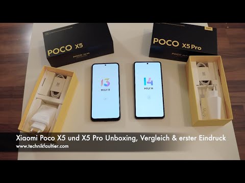 Xiaomi Poco X5 und X5 Pro Unboxing, Vergleich & erster Eindruck