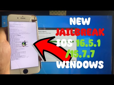 New Windows  Jailbreak iOS 16.5/15.7.7 iPhone 6 to iPhone X. #JailbreakiOS16 #iOS15