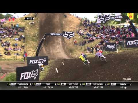 Jordi Tixier passes Pauls Jonass MXGP of Germany 2015