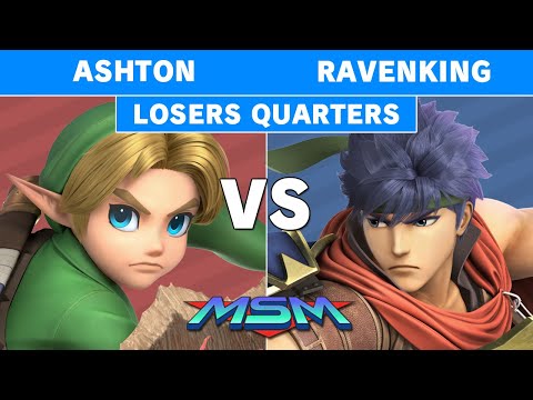 MSM Online 29 - Ashton (Young Link) Vs. UGS | RavenKing (Ike) Losers Quarters - Smash Ultimate