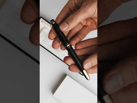 Unboxing the Meisterstück The Origin Collection Classique. How classy and beautiful is it? ✒️🖤