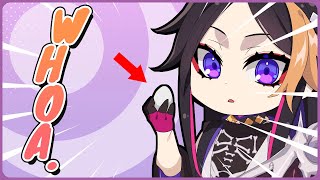 awww cute chibi fingers 😇🤲✨ - There's Something WEIRD About This Japanese Egg | Animated Comic (NIJISANJI EN) #VTuber