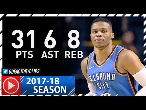 Russell Westbrook Full Highlights vs Nets (2017.12.07) - 31 Pts, 8 Reb