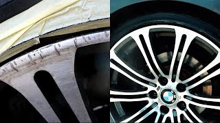 Fix For Curb Rash And Scratches on Aluminum Rims | Without Painting