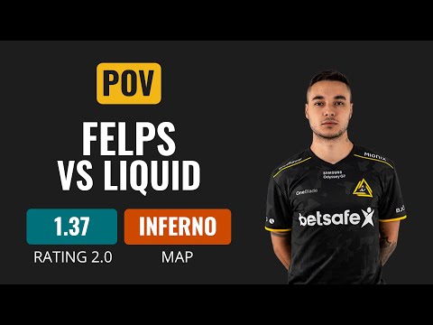 [POV] GODSENT felps VS Liquid [Inferno] | CS GO DEMO POINT OF VIEW