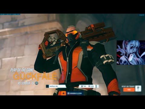 GALE SOLDIER 76 GAMEPLAY - POTG - OVERWATCH 2 SEASON 11 TOP 500
