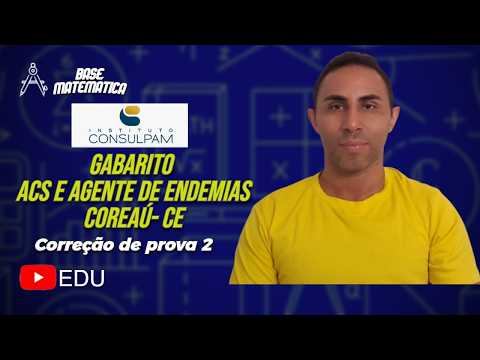 Gabarito CONSULPAM - ACS e Agente de Endemias Coreaú - CE
