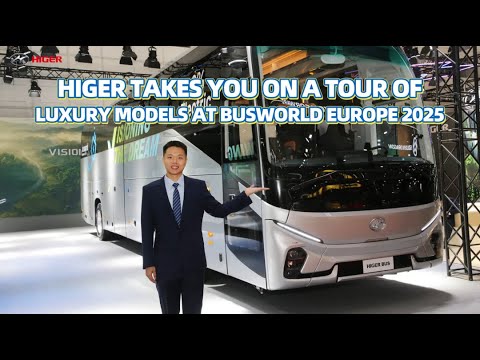 Higer Takes You on a Tour of Luxury Models at Busworld Europe 2025