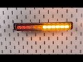 Združené zadné LED svetlo 12/24V - s výstražným oranžovým svetlom / ECE R65, R10, R148 - Video Youtube