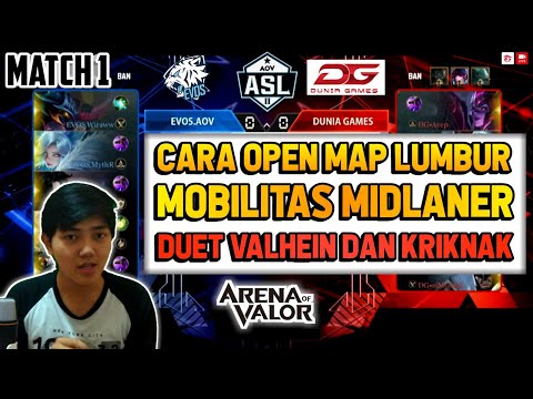 [MATCH 1] EVOS vs DG - Strategi Baru?? Banyak Ilmu disini.. ASL Season 2 [LIVE] Analisis Gameplay