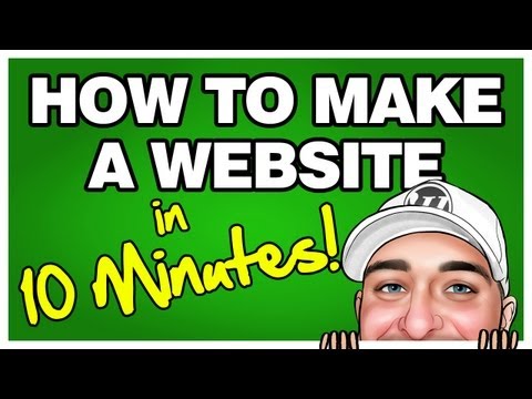 Make your own website in 10 minutes