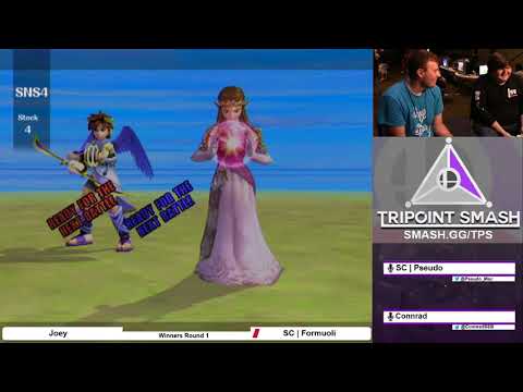 Joey (Mewtwo, Sheik, Pit) vs Formuoli (Ganon, Pit, Mario) - Tripoint Smash 26 PM Winners Round 1