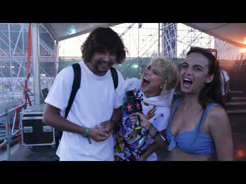 Vanotek și Lori Ciobotaru în backstage-ul Afterhills 2019