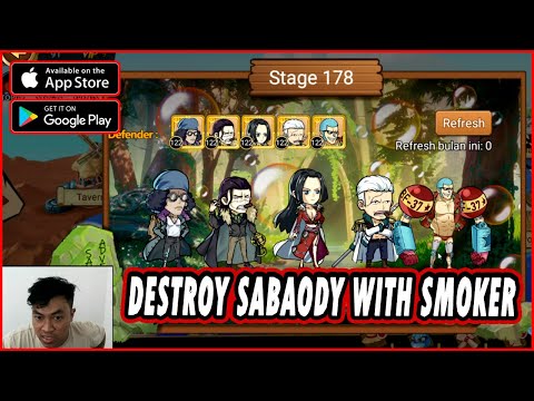🔥 🔥DESTROY SABAODY DENGAN SMOKER [TANKER EVADE TEAM] - Sunny Rebirth: Pirate King