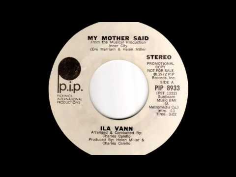 Ila Vann - My Mother Said (Stereo Promo Version)