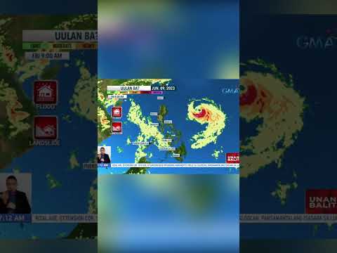 Thunderstorm advisory, nakataas ngayon sa Metro Manila #shorts | Unang Balita