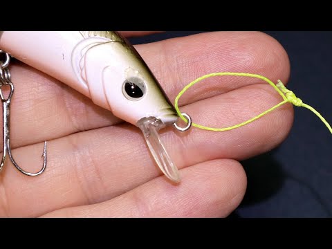 I will teach you how to tie a wobbler to a fishing line correctly. Other knots are incorrect 101%.