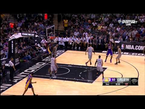 2014-12-12 Lakers vs. Spurs Full Highlights