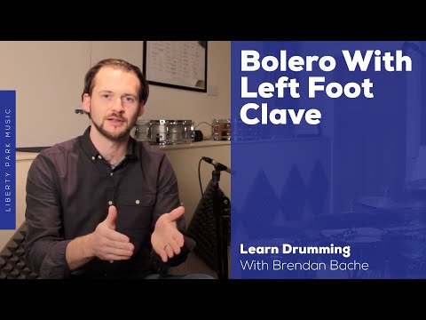 Bolero with Left Foot Clave | Latin Drumming