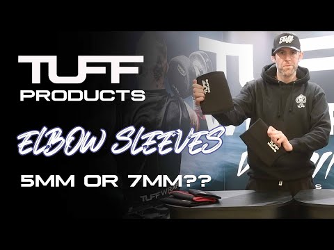 The Difference Between Our 5mm & 7mm Neoprene Elbow Sleeves