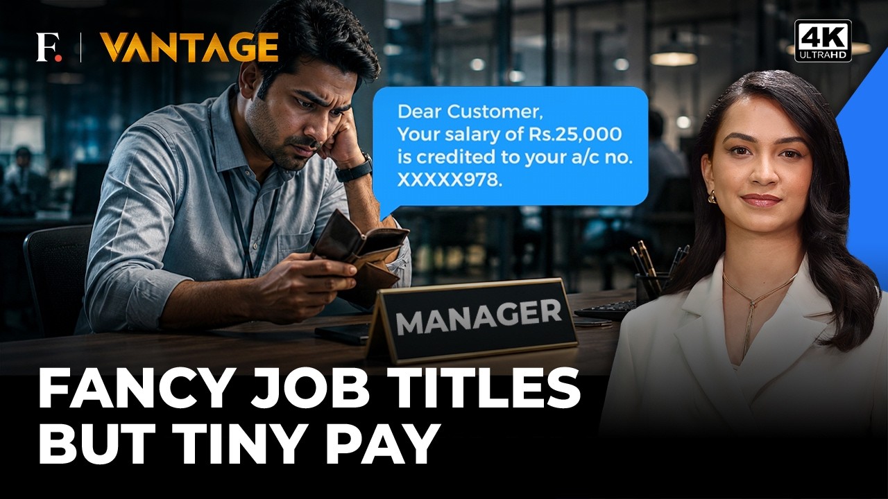 Big Job Titles, Small Raises: India’s New Workplace Pay Problem | Vantage on Firstpost | 4K
