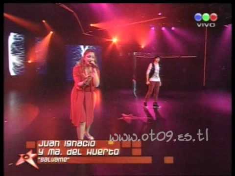 Operacion Triunfo 2009: Gala 11 - M. del Huerto y Nacho: Salvame