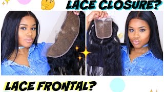Lace CLOSURE vs Lace FRONTAL: Which is BEST for YOU? (Beginner Friendly)