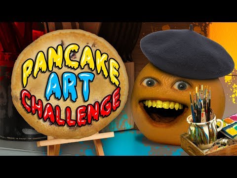 Annoying Orange - Pancake Art Challenge!