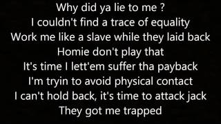 2Pac - Trapped Lyrics (HQ)