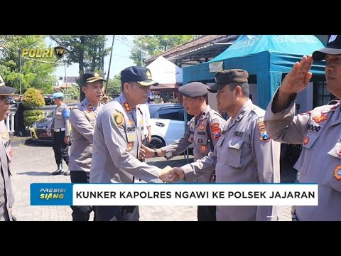 TEKANKAN PROFESIONALISME, KAPOLRES KUNJUNGI POLSEK NGAWI KOTA