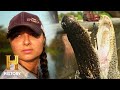 Troy Pickles Vs GIANT Sinkhole Of Gators Swamp People Season 13