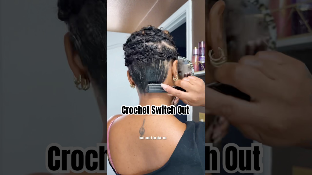 Time for a quick switch up 💁🏽‍♀️ #crochethairstyles #freetress #protectivestyles