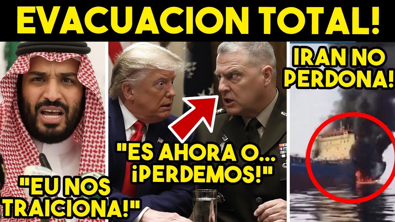 DE ULTIMA HORA! EU PIDE EVACUACION TOTAL, IRAN ANUNCIA GOLPE FINAL. ATORAN A TRUMP, HOY